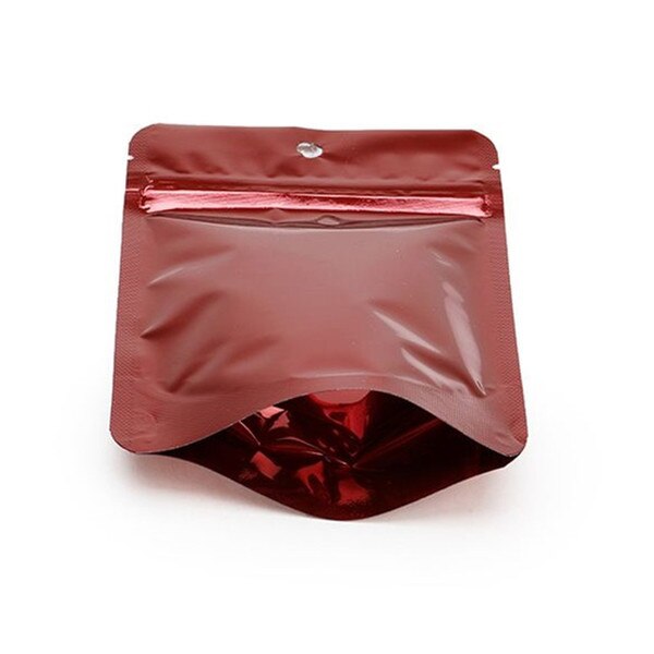 4 x 6 Stand Up Pouch -Metallic Red